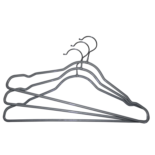 Clothes hangers 3 pcs. steel/vinyl Non