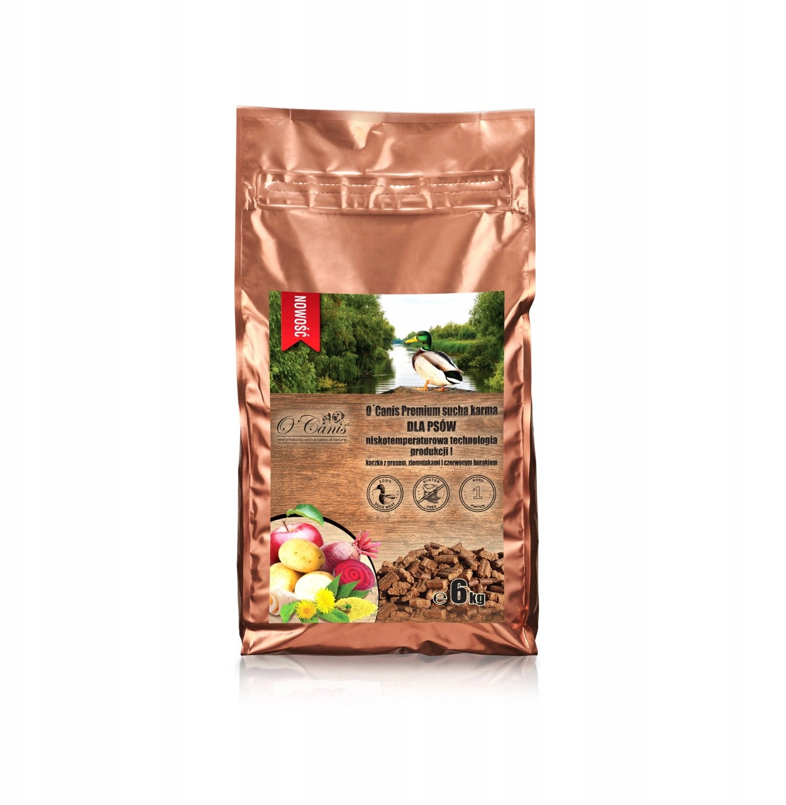 O````CANIS Premium Duck with millet  potatoes