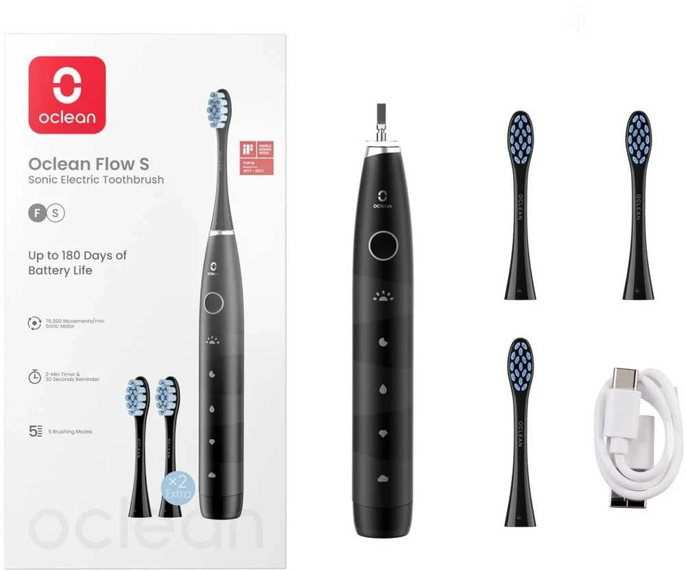 Oclean Electric Toothbrush Flow S Black