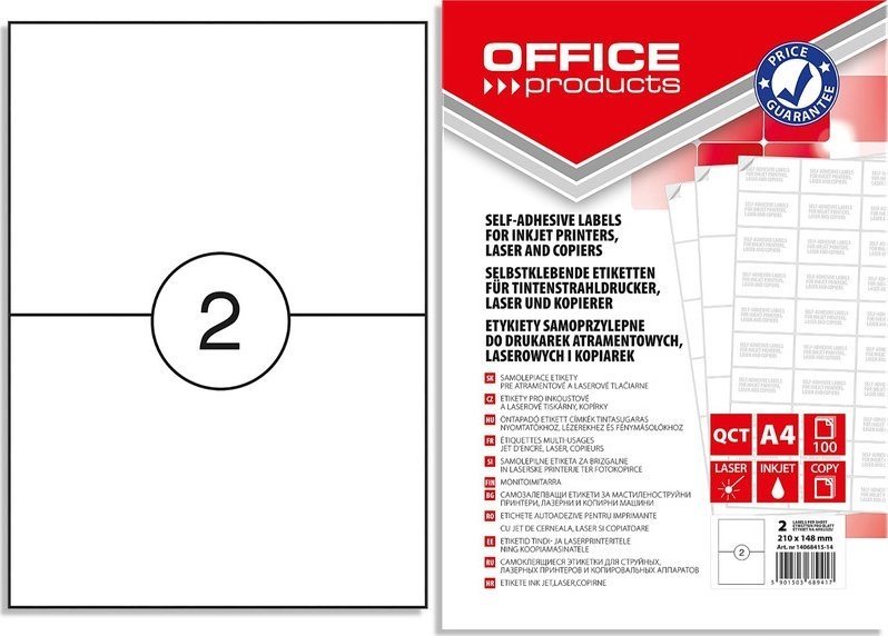 Office Products Etykiety Office Products A4