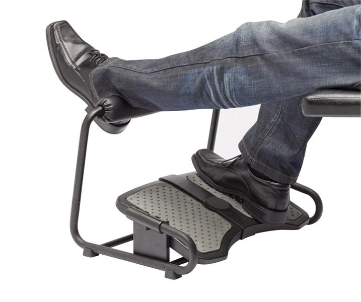 Offitec 455001 foot rest Black Grey