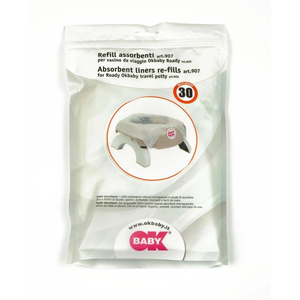 OKBABY vienkartiniai maišeliai 30 vnt Roady