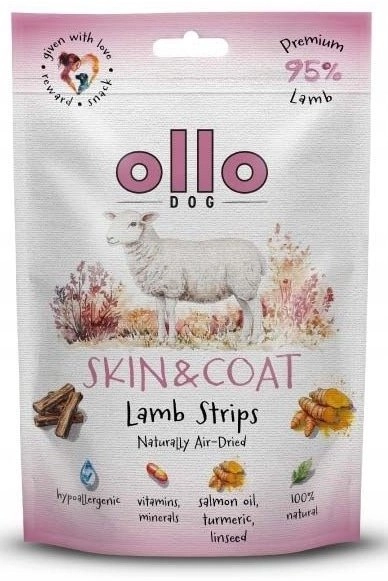 OLLO Air-Dried Skin Coat Lamb strips