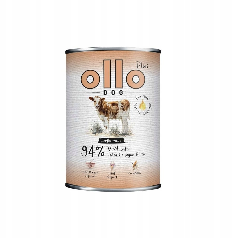 Ollo canned dog Plus Collagen Veal