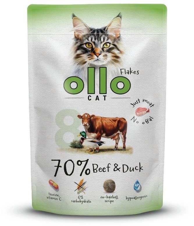 Ollo sachet no. 8 cat Beef