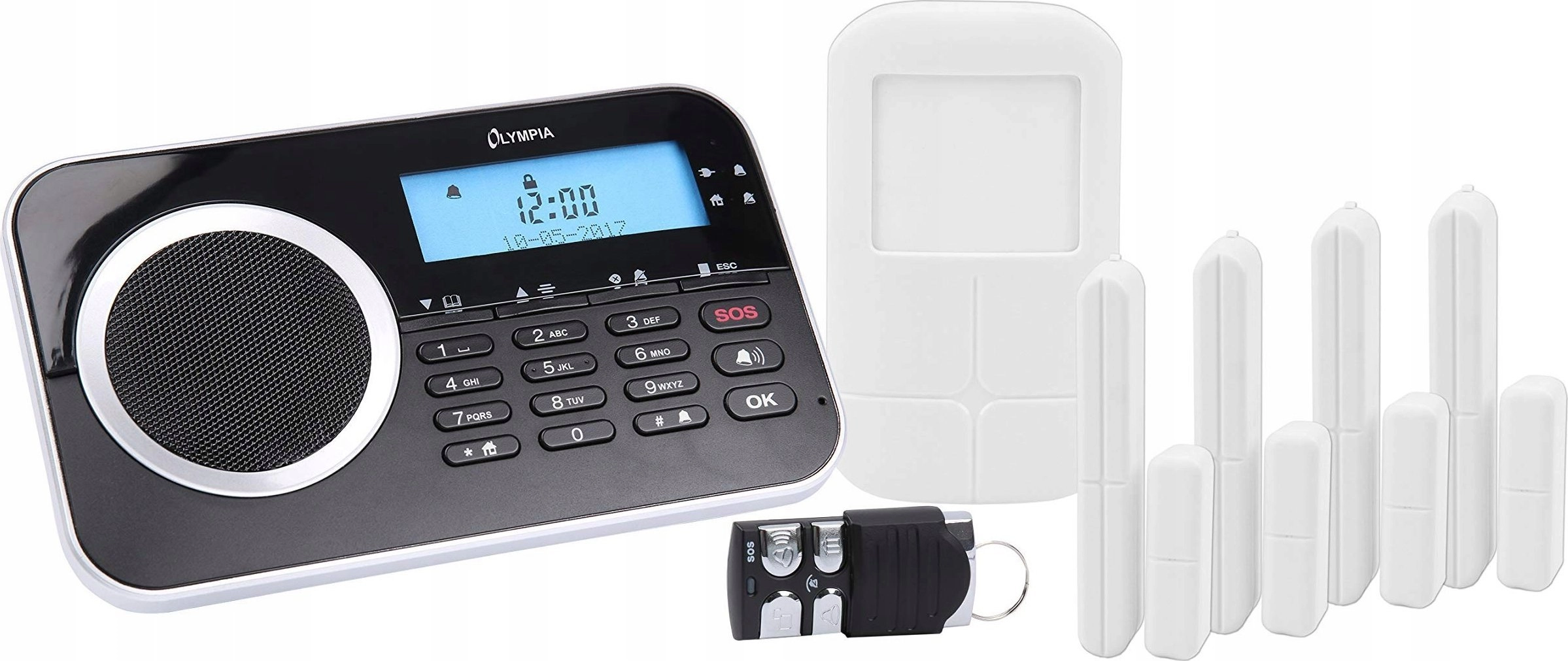Olympia Protect 9761 GSM Alarmsystem  Black