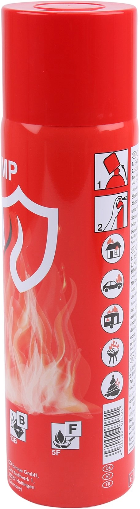 Olymp fire extinguishing foam/spray in a