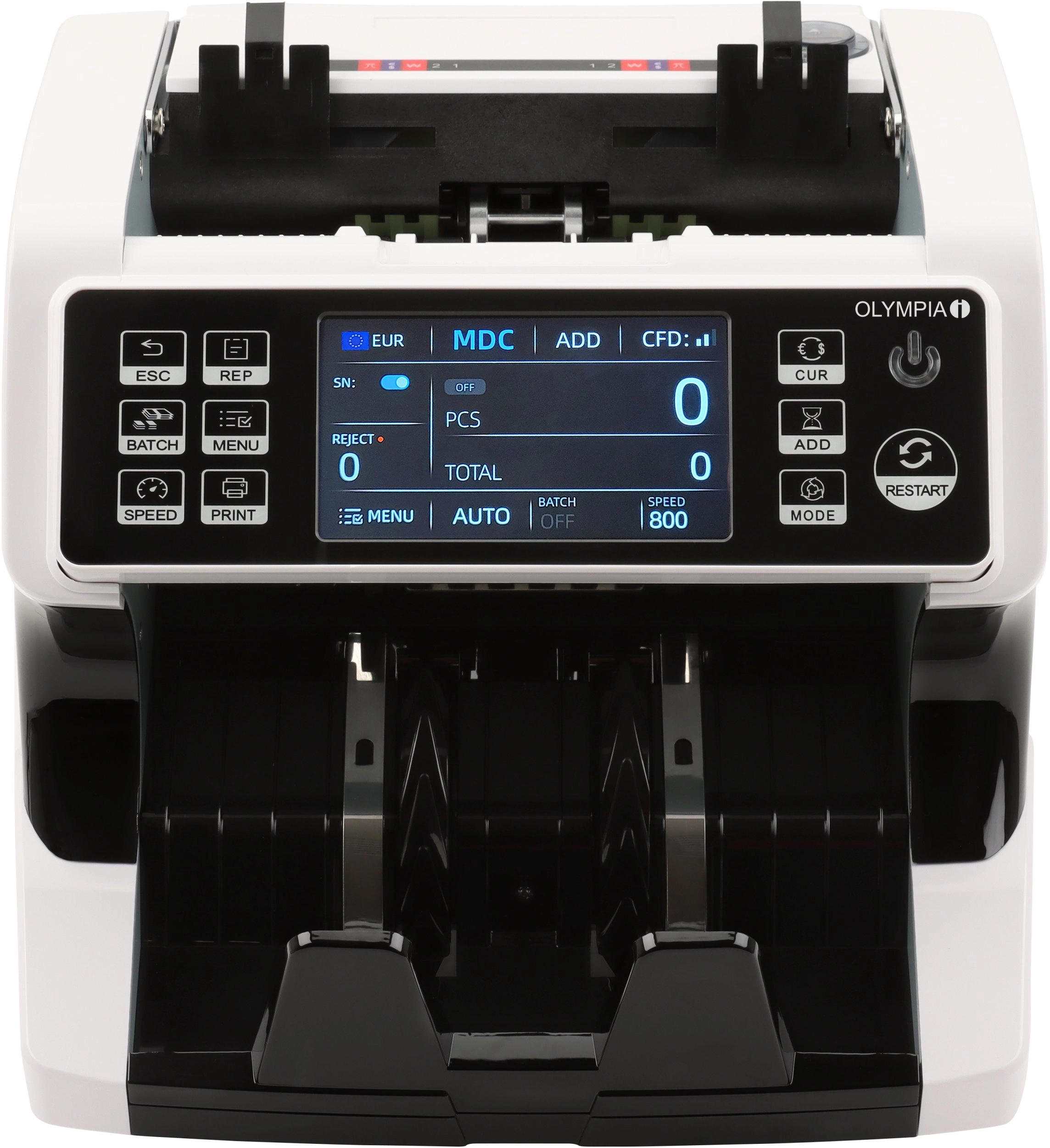 Olympia money counting and checking device