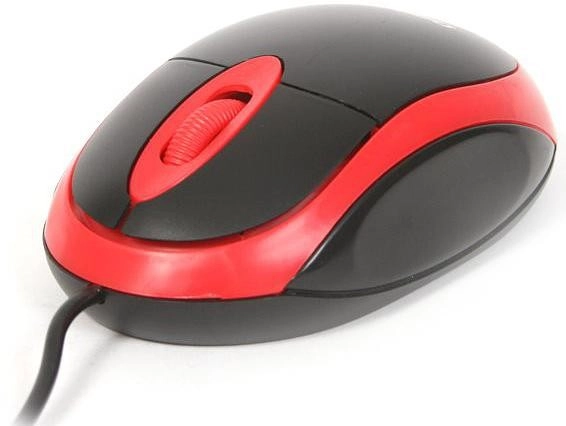 Omega mouse OM-06VR red 41646 OM06V_R