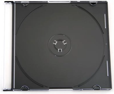 Omega CD box Slim black (56622)