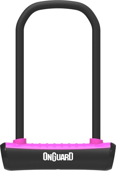 OnGuard U-Lock bicycle lock Neon pink