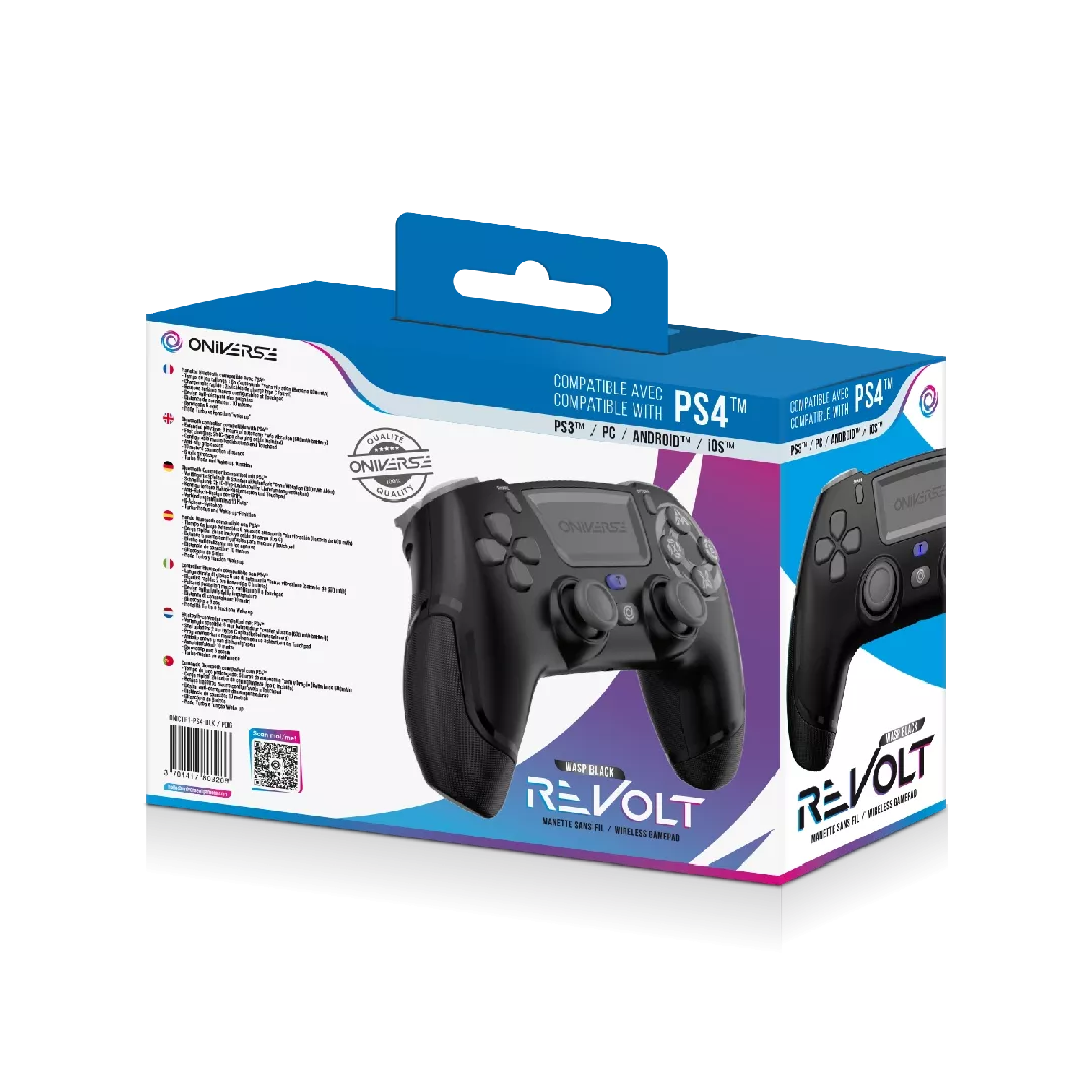 Oniverse Revolt Black Bluetooth Gamepad Analogue