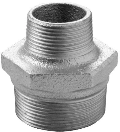 Reducing nipple type N8 galvanized 3/4-1/2