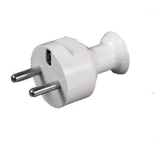 Opal Straight removable plug 2P 16a
