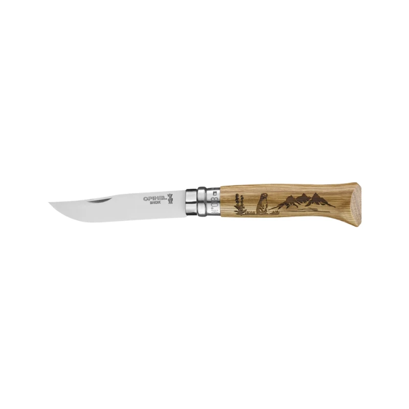 Peilis Opinel Nr.08 Animalia Marmot