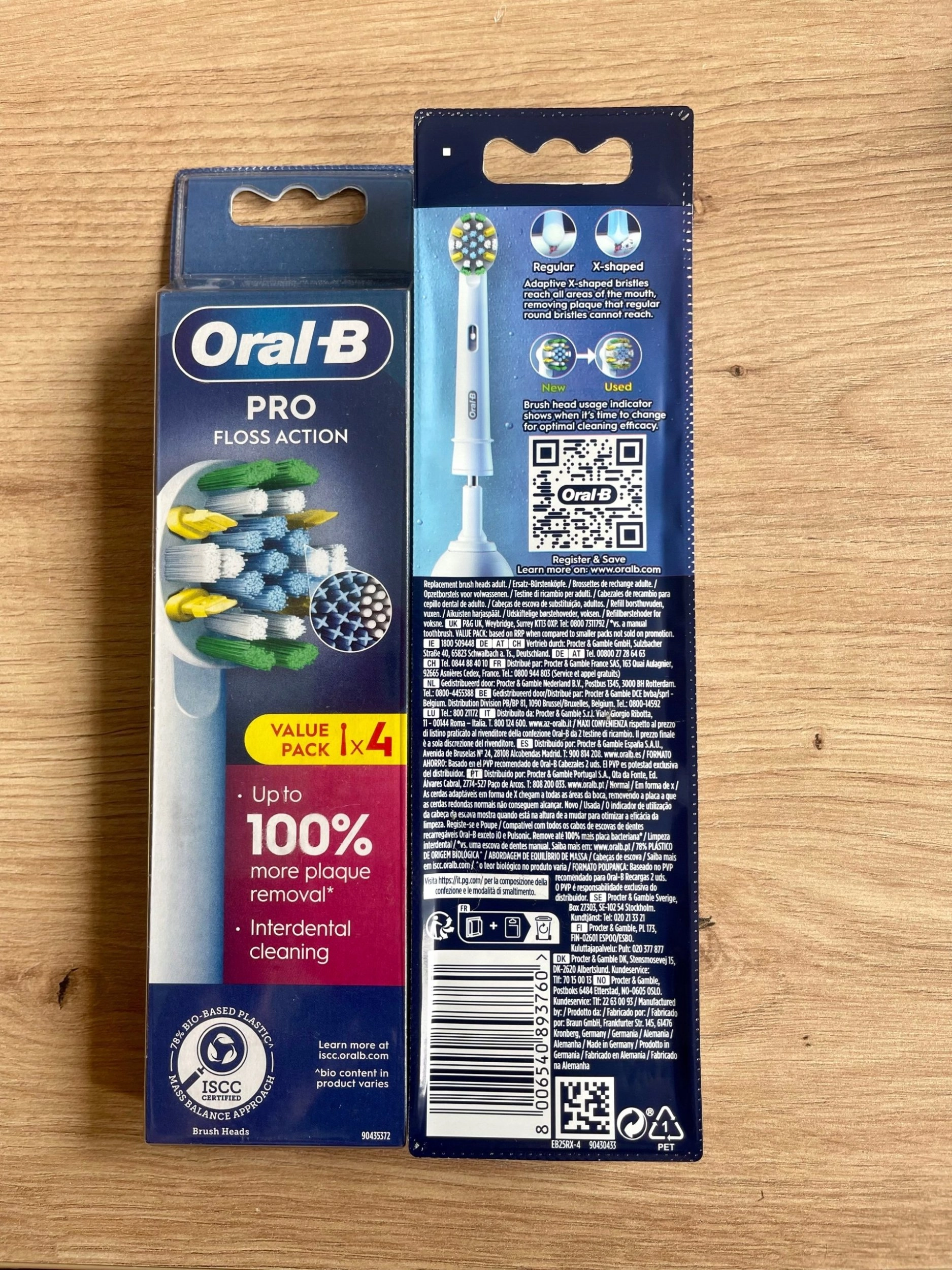 Oral-B Pro FlossAction -vaihtoharjat  4 kpl