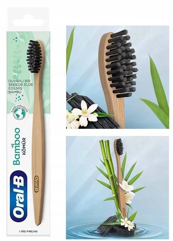 Oral-B Bamboo Węglowy  Toothbrush Unisex 600468084