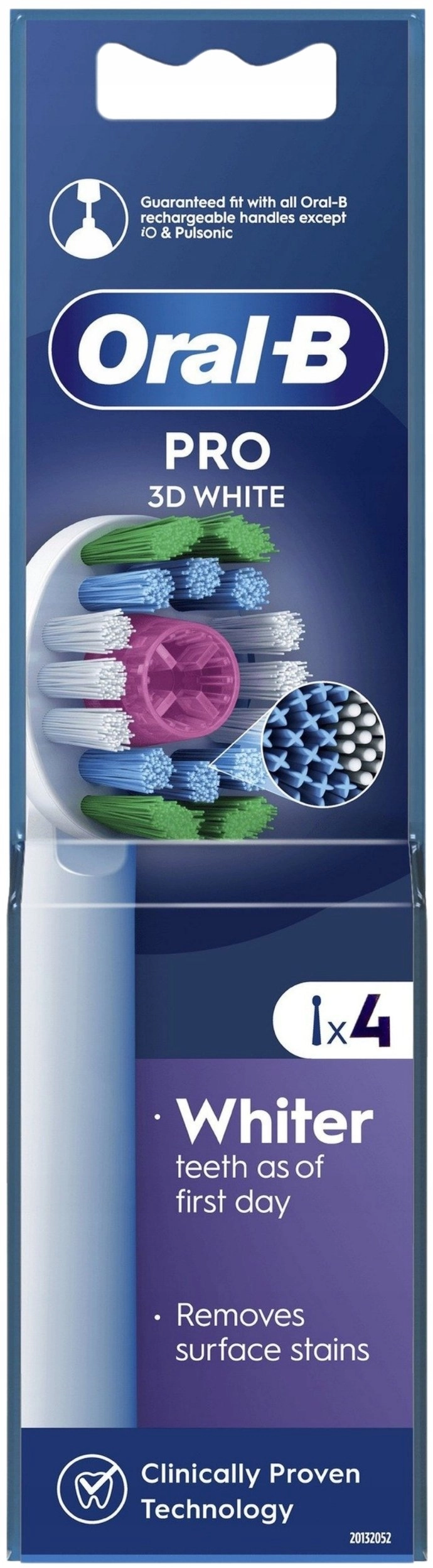 Oral-B 3D White 4 pcs. biaÅĂy