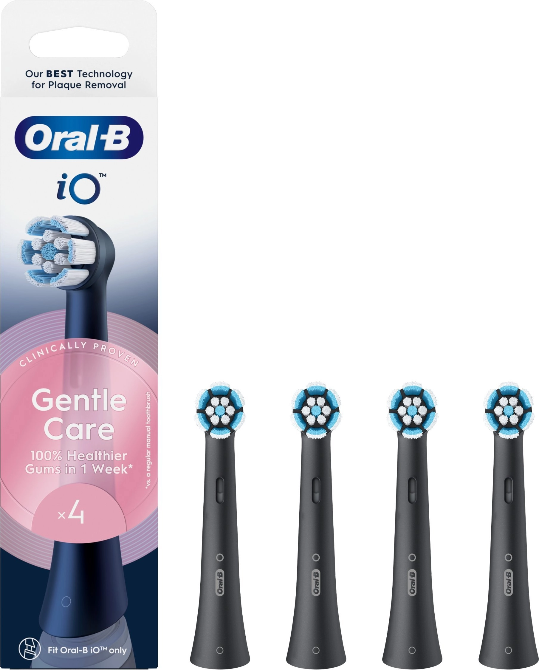 IO GentleCare Black 4-pack ( 602168