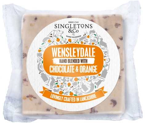 Orange Sūris WENSLEYDALE Chocolate  Oranžinis  200