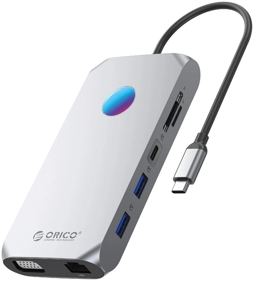 Orico USB-C 12w1 RGB 3x USB-A