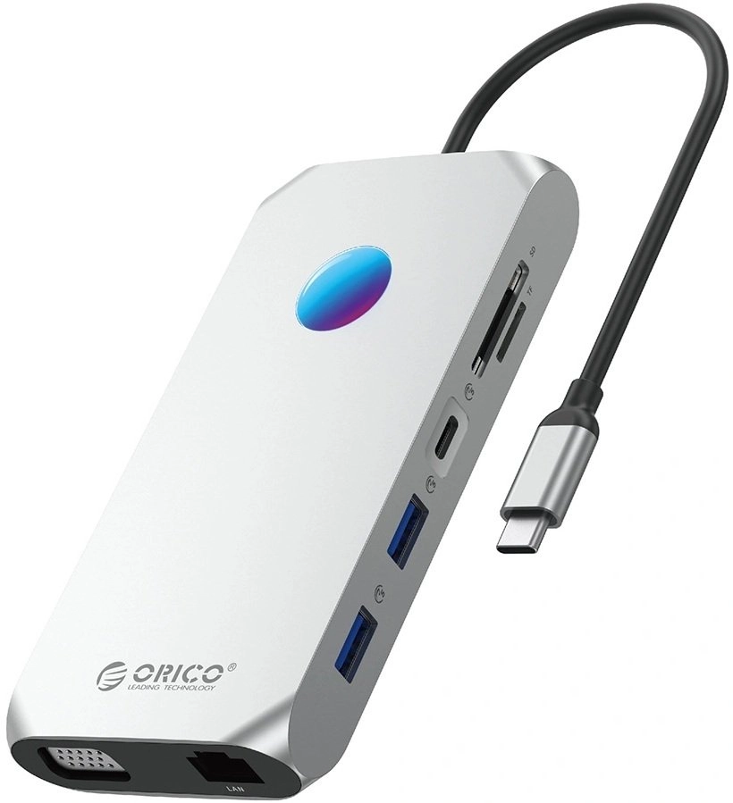 Orico USB-C 12w1 RGB 3x USB-A