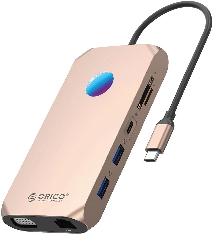 Orico USB-C 12w1 RGB 3x USB-A