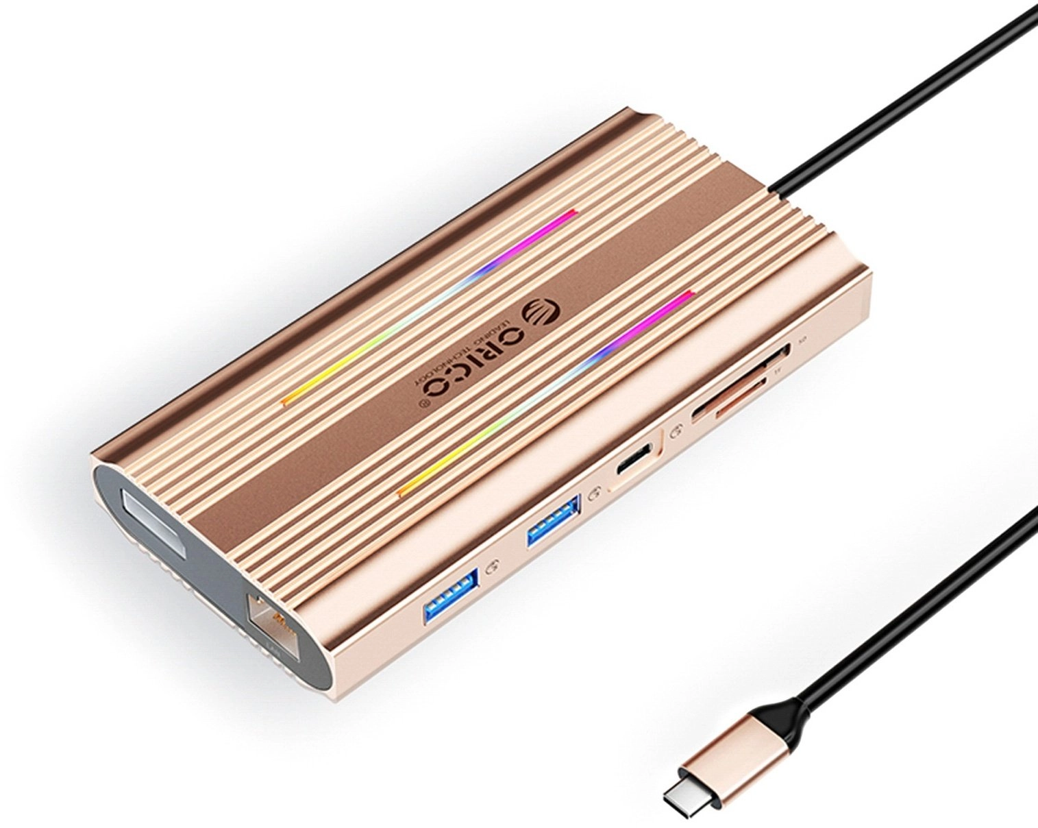 Orico USB-C 12w1 RGB  USB-A  USB-C