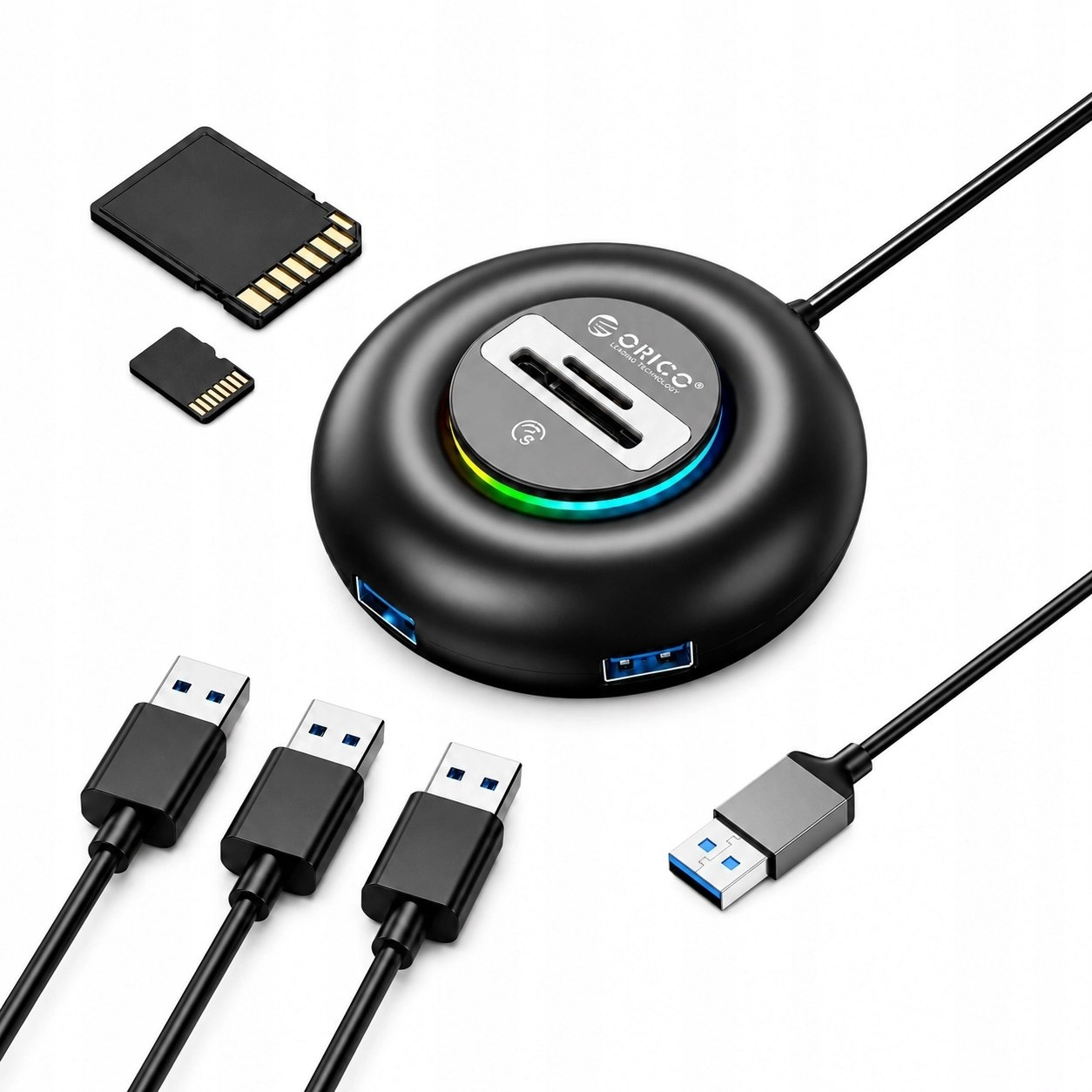 Orico YXR4 RGB USB HUB 4-port