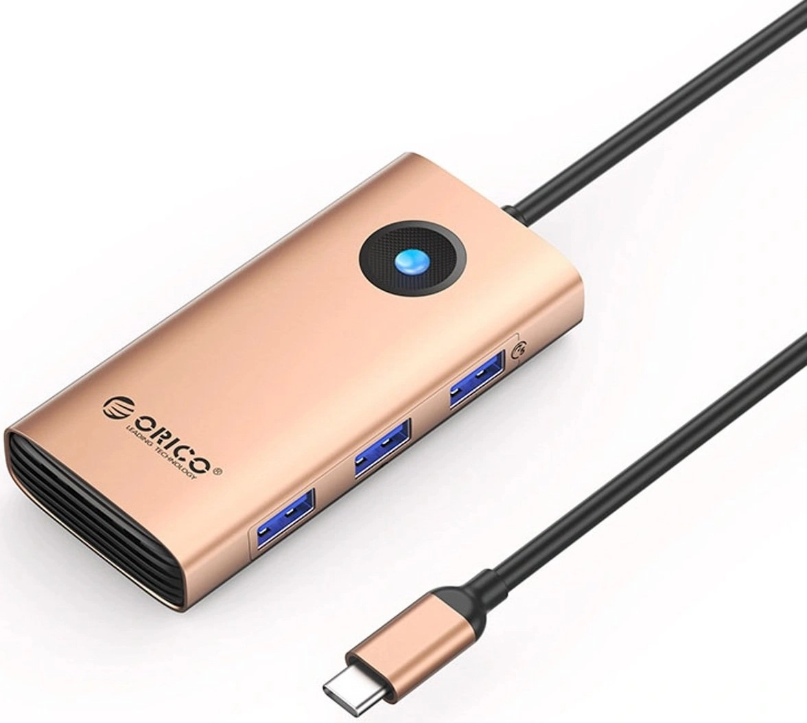 Orico USB-C 6w1  3x USB-A 3