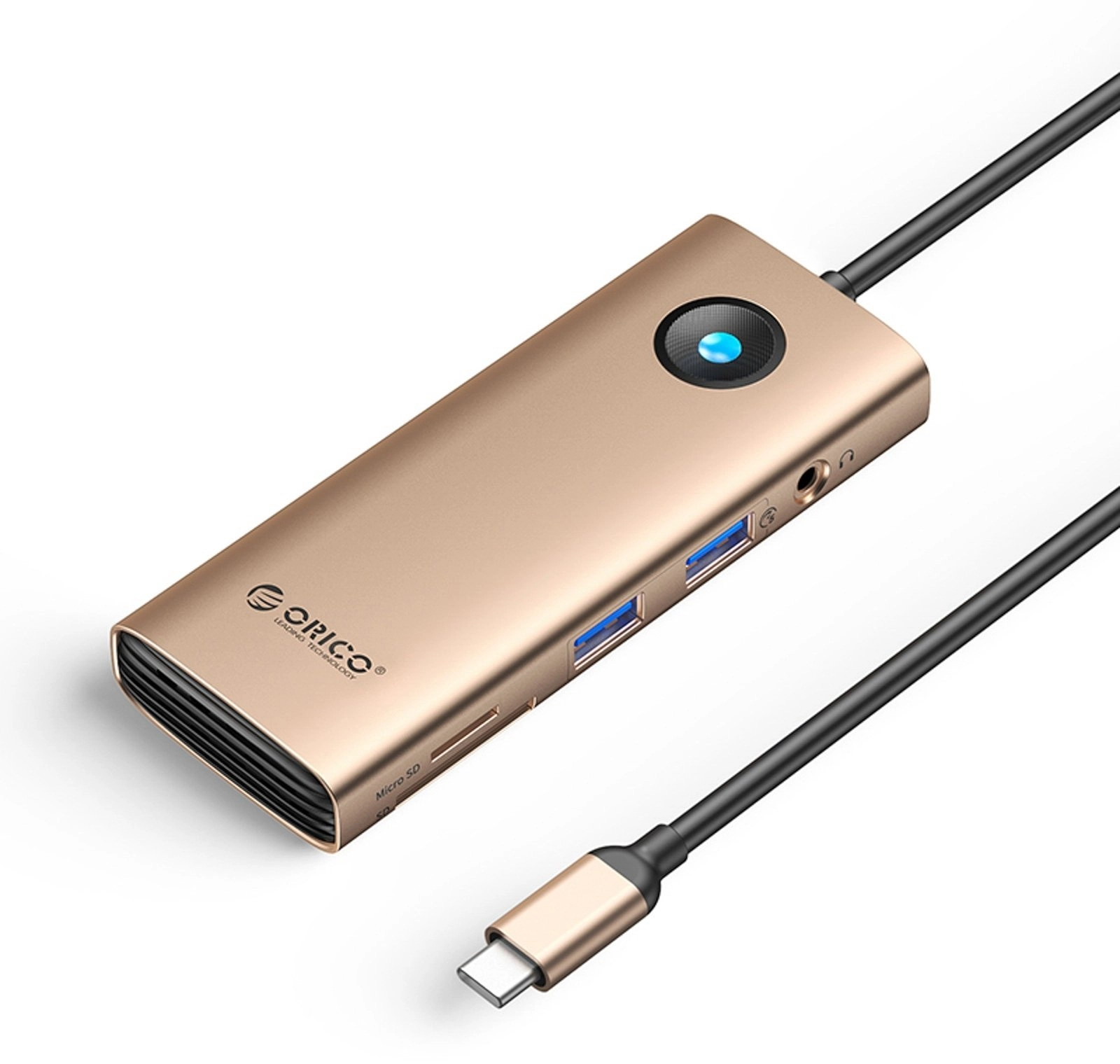 Orico USB-C 8w1 2x USB-A 3
