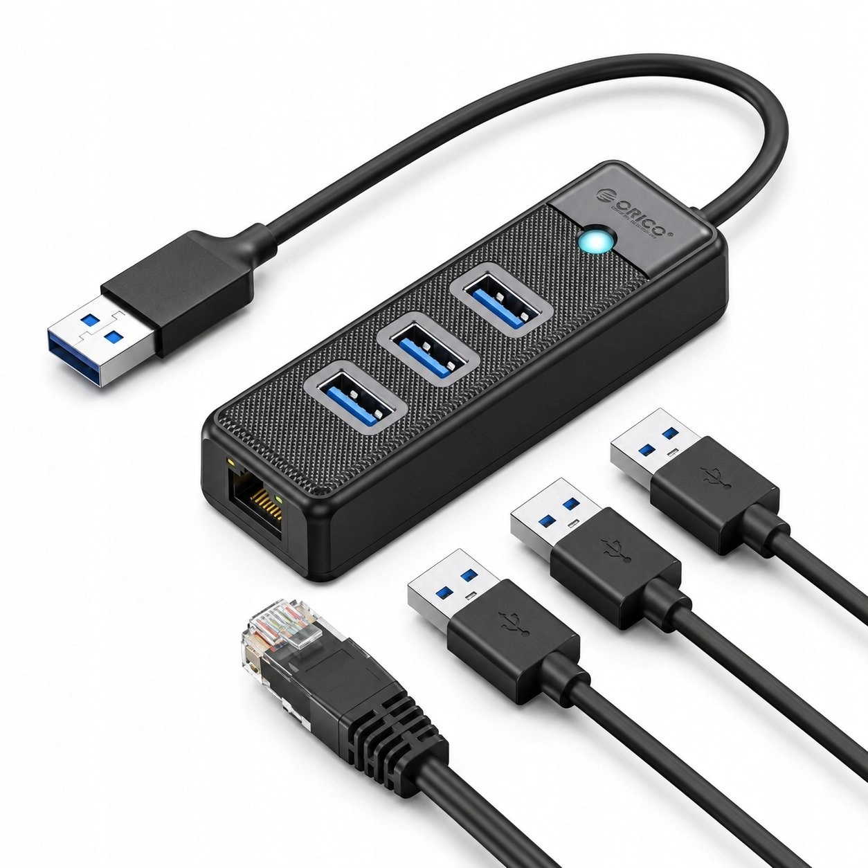 Orico PW3UR25-U3 USB HUB 4-port 3x