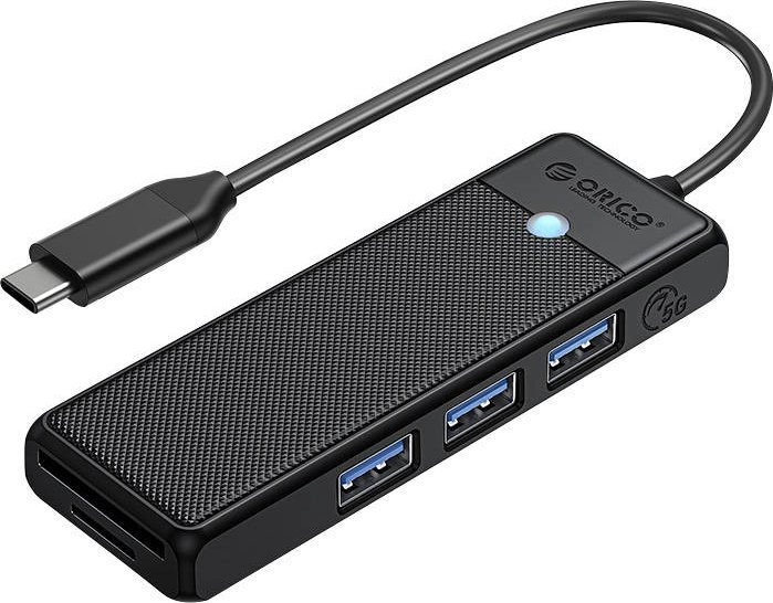 HUB USB Orico PAPW3AT-C3-015-BK-EP 1x SD