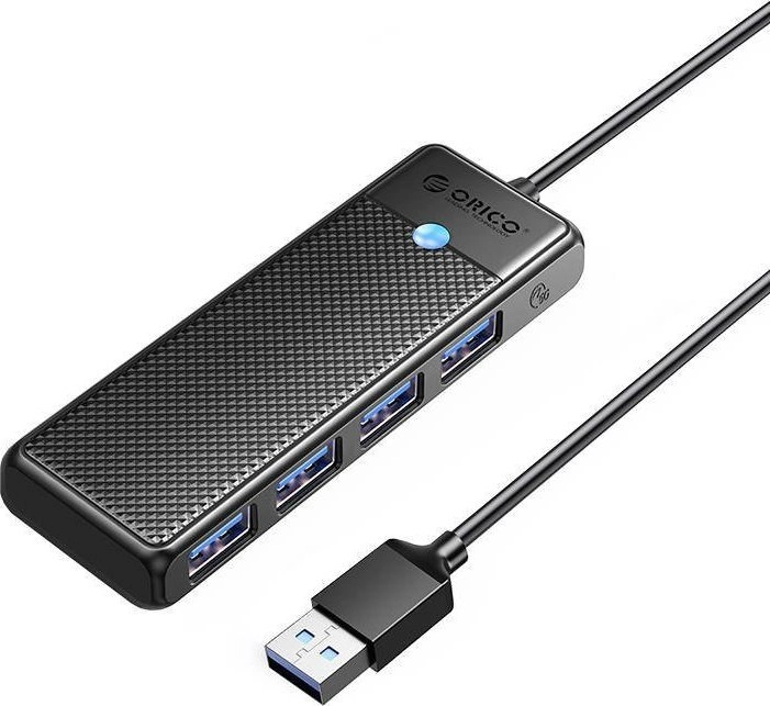 HUB USB-A Orico PAPW4A-U3-015-BK-EP USB-A 4x