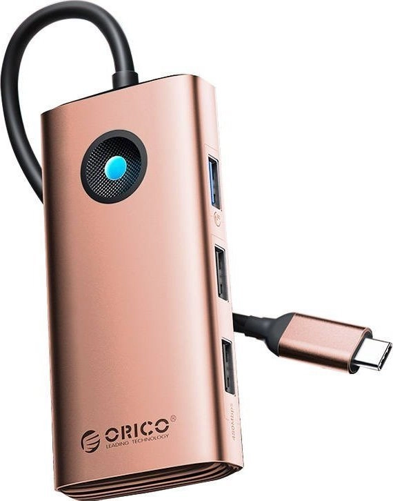 Orico USB-C 6w1  3x USB-A 3