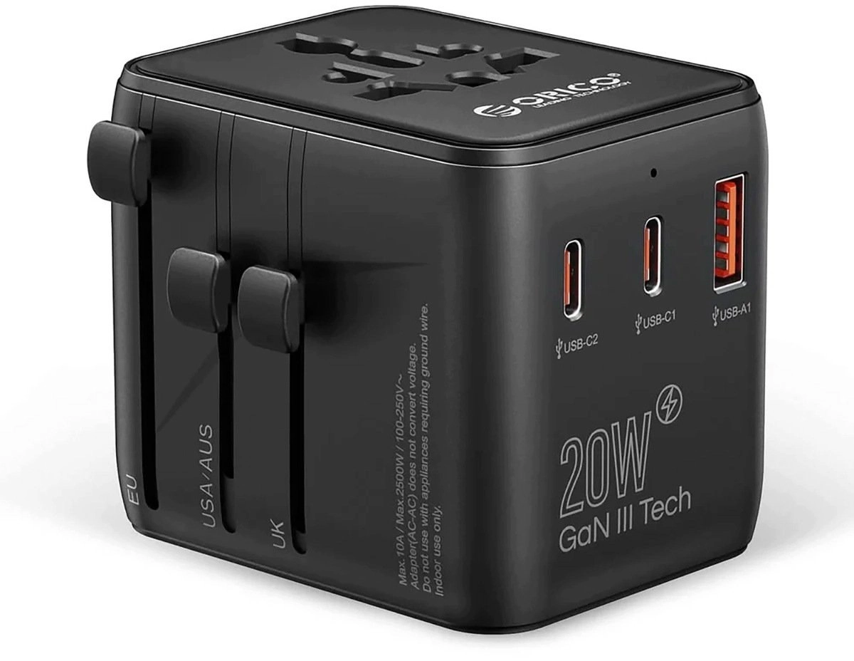 Orico charger Orico Travel charger  UK/EU/US/AU