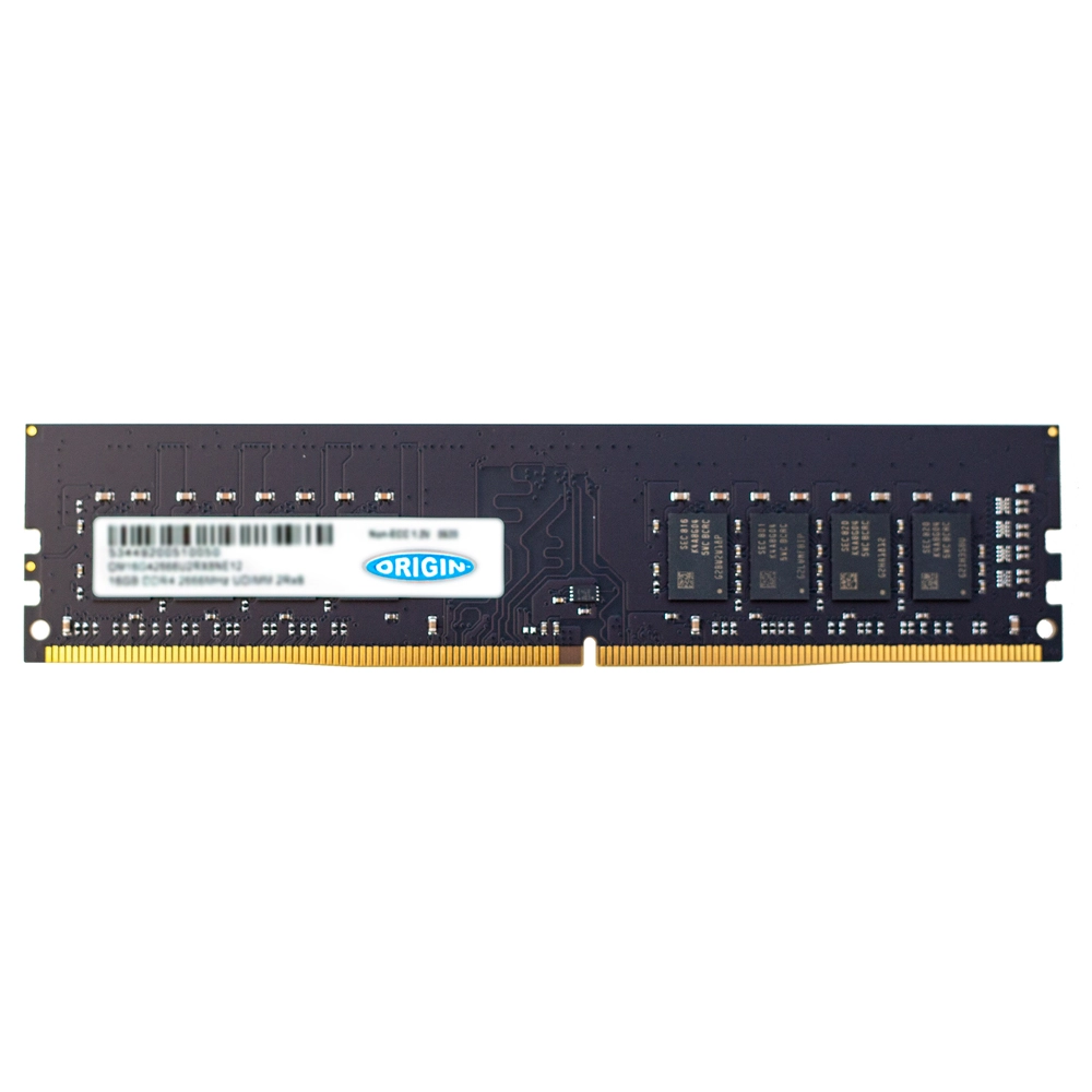 Origin Storage 16GB DDR4 3200MHz UDIMM 2Rx8 Non-ECC 1.2V atmiņas modulis 1 x 16 GB