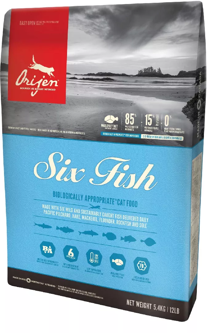 Orijen Six Fish cats dry food