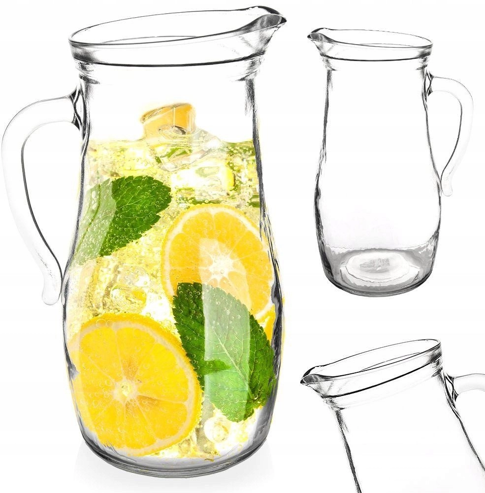 Table glass jug for drinks juice