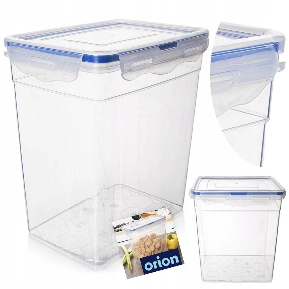 PLASTIC food container with lid and