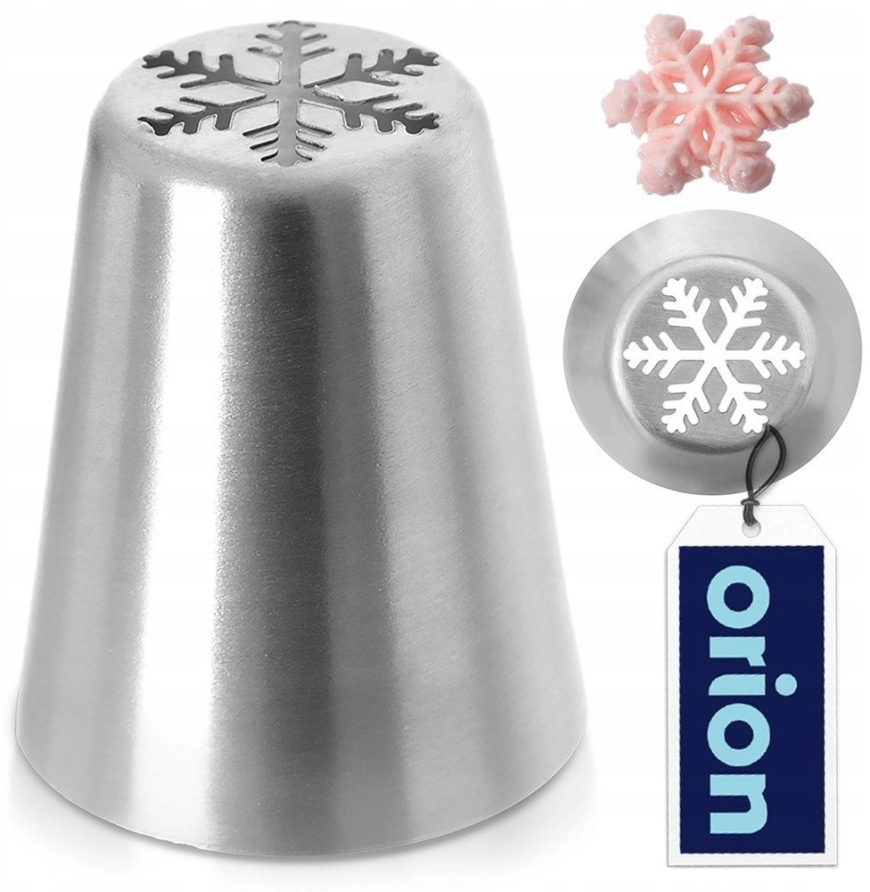 Orion Confectionery Tip Snowflake ORION Stainless
