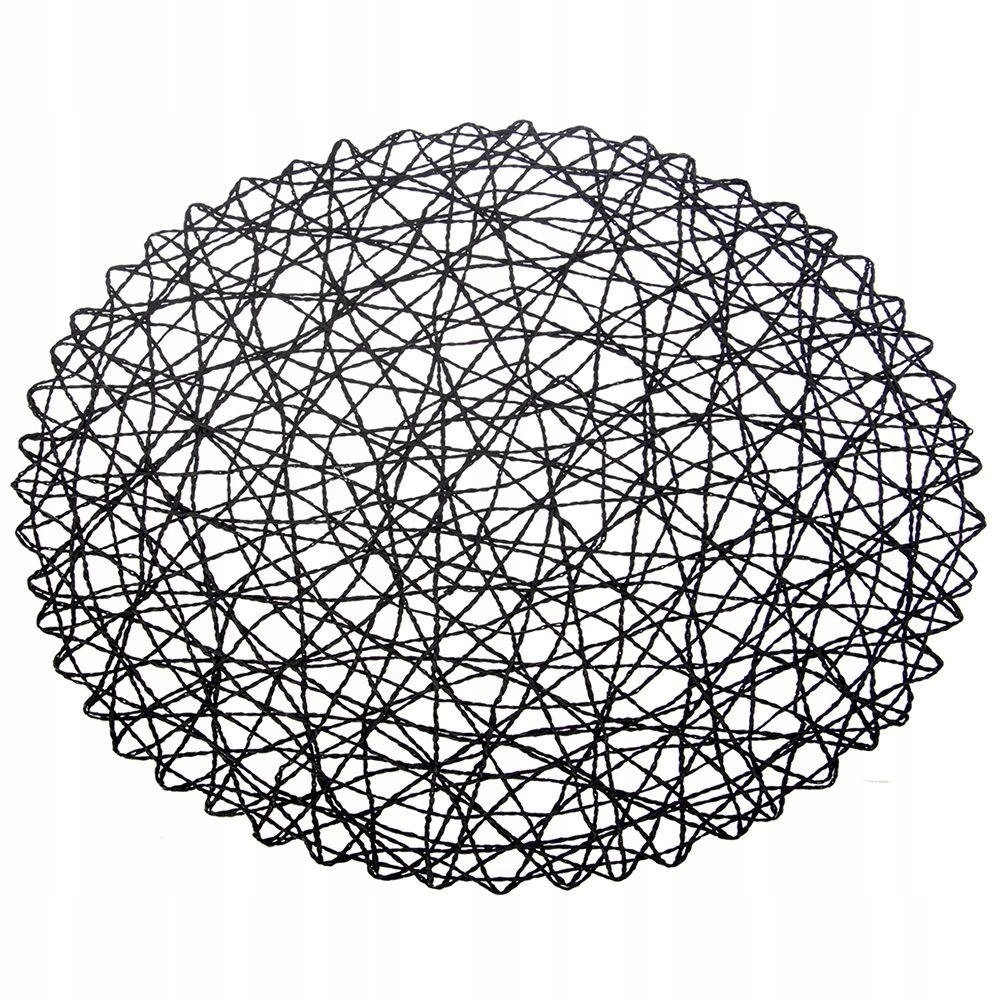 Orion Table Pad Round Lace Black