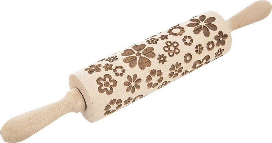 Orion Rolling pin rotating decorative wooden