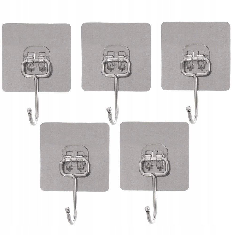 Orion Self-Adhesive Hooks Stainless Steel Set