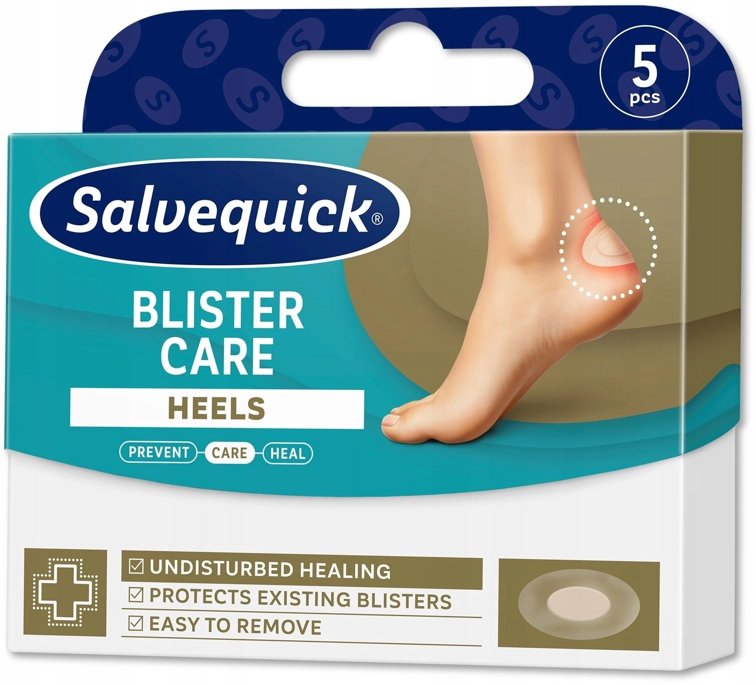 SALVEQUICK FEET Care Heel Patches 5