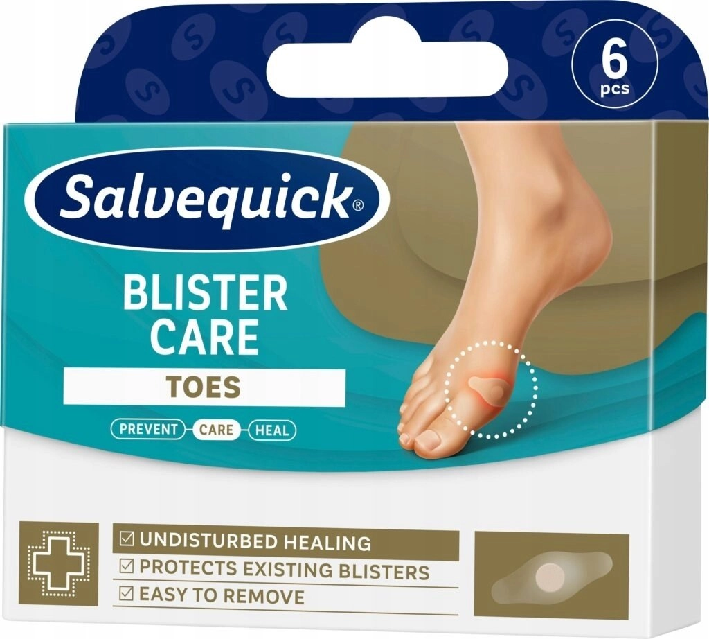 SALVEQUICK FEET Care Patches Toes 6