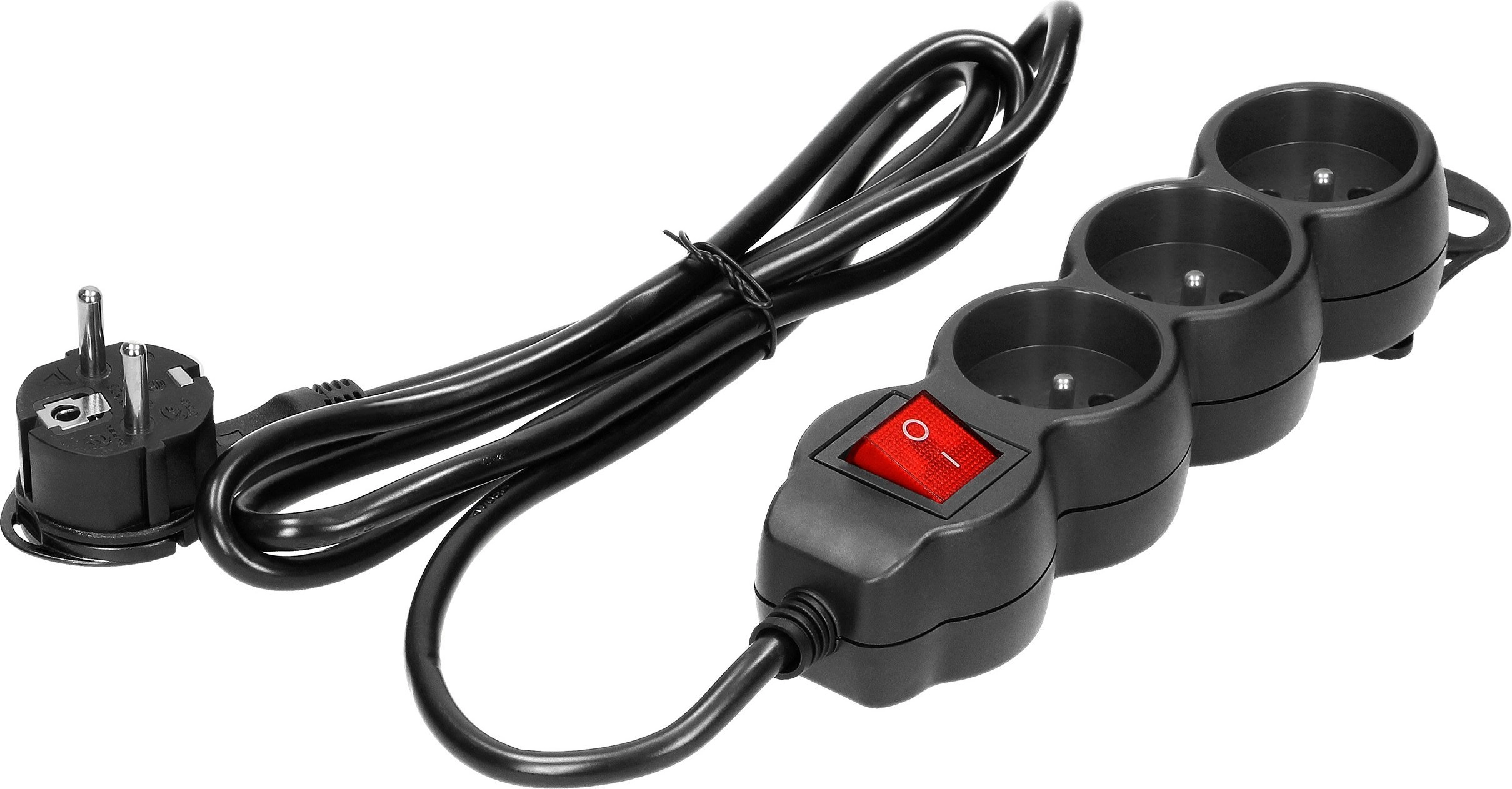 Orno 3-way extension cable 2P+Z  with