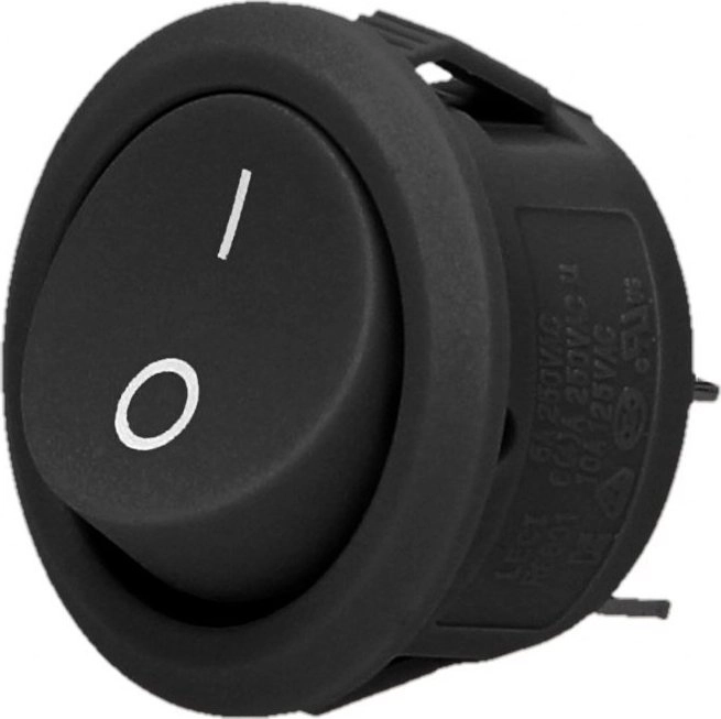Orno Łącznik kołyskowy okrągły  czarny OR-AE-13180/B