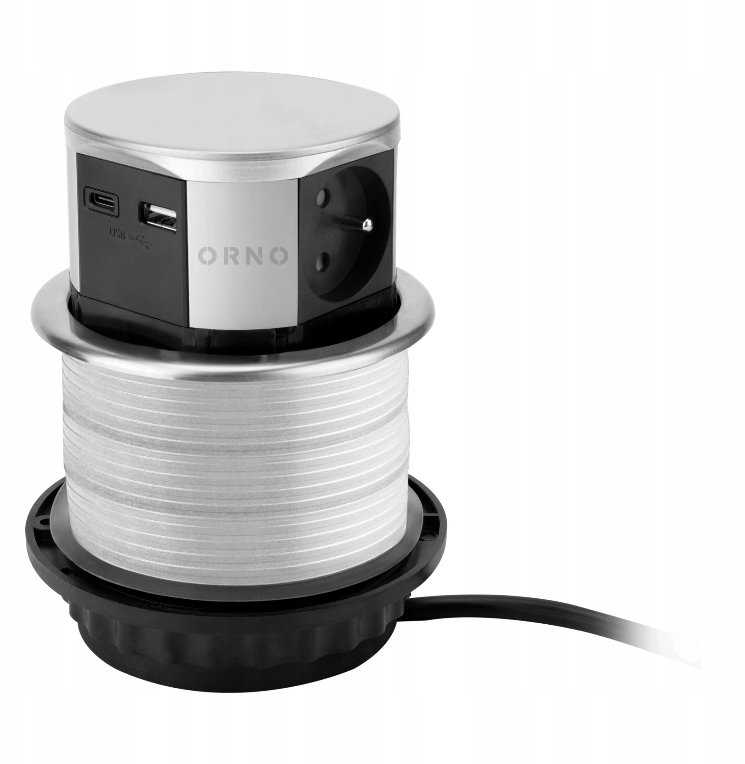 Orno Furniture socket Ø10cm  extendable from