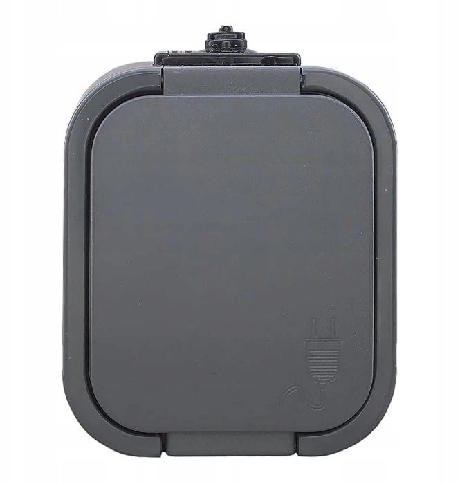 Single n/t socket 2P+Z  splash-proof with